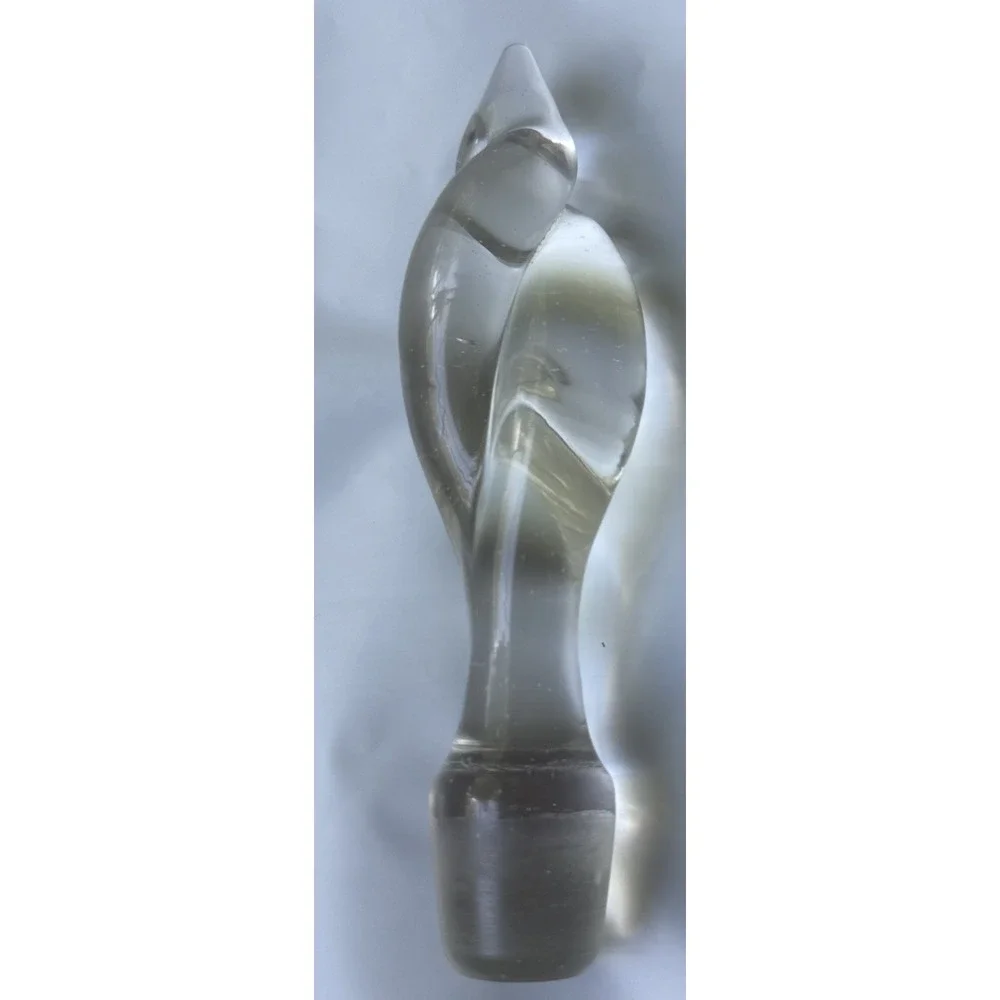 Vintage Clear Flame Replacement Stopper For A Decanter 2mm Diameter